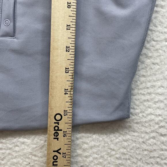 YPB Tank Top Womens Small Gray Cropped Henley Athletic Your Personal Best Gym - Picture 8 of 9